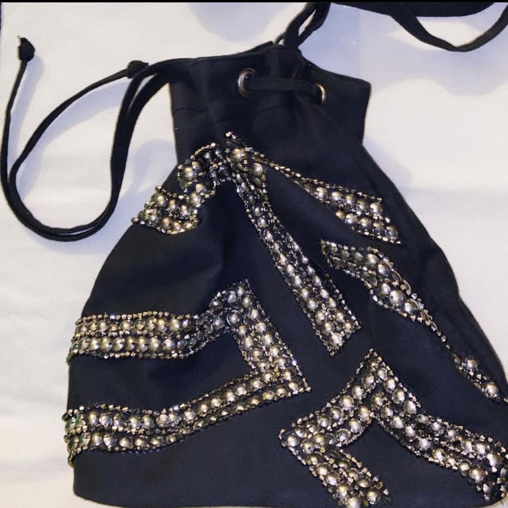 Boohoo shoulder bag in black silver and gold BRAND NEW